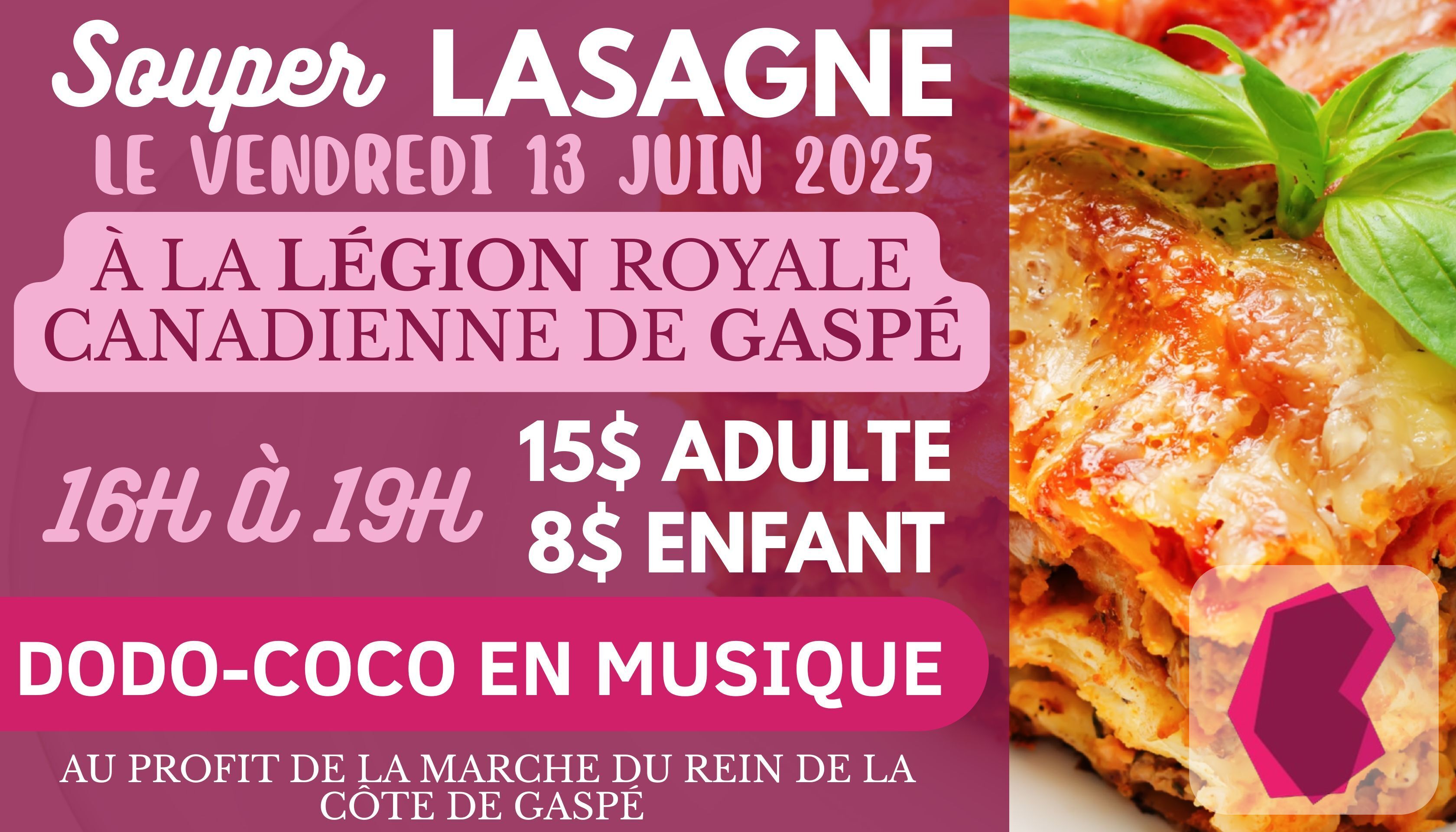 6826705082d99 Souper lasagne 35 x 20 po b7bb9