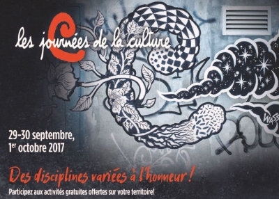Journées de la Culture 2017 - Des disciplines variées à l’honneur!