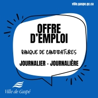 Banque de candidatures - Journalier-journalière