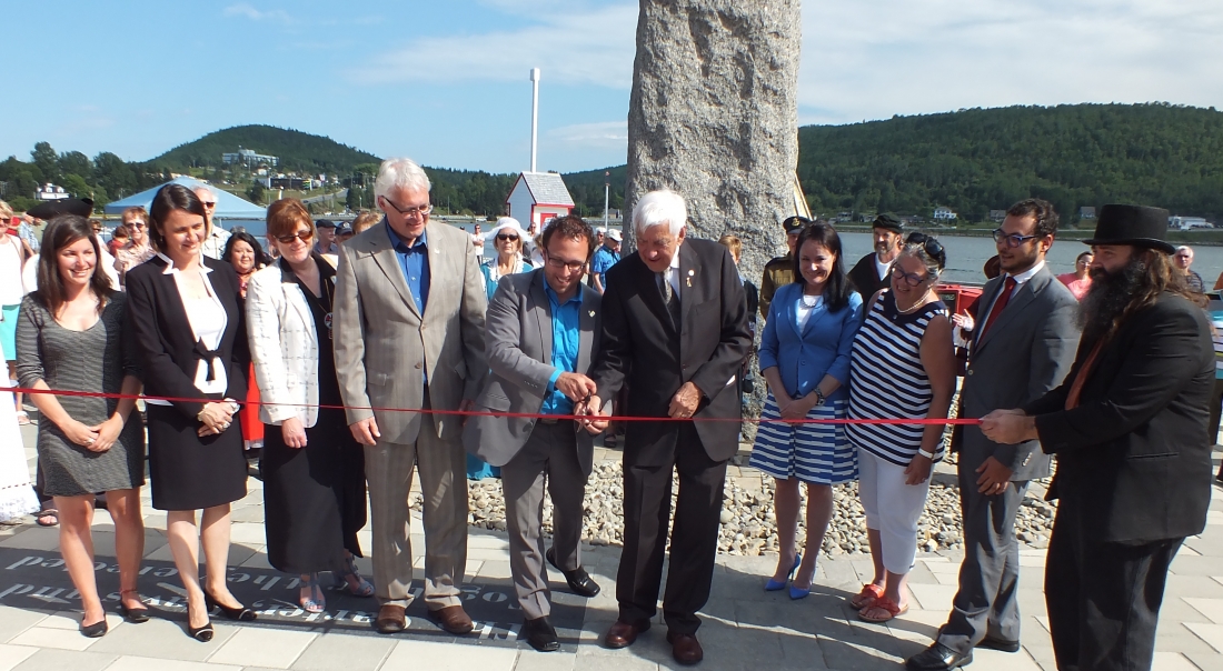 La Ville de Gaspé procède à l&#039;inauguration officielle du site historique Gaspé, Berceau du Canada
