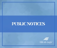 Change of location of Town Council meetings of the Town of Gaspé