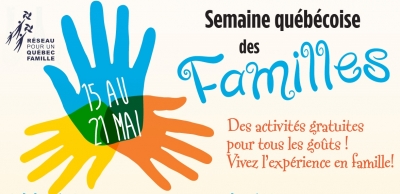 Semaine québécoise de la Famille : Une programmation variée pour vous réunir en famille à Gaspé!