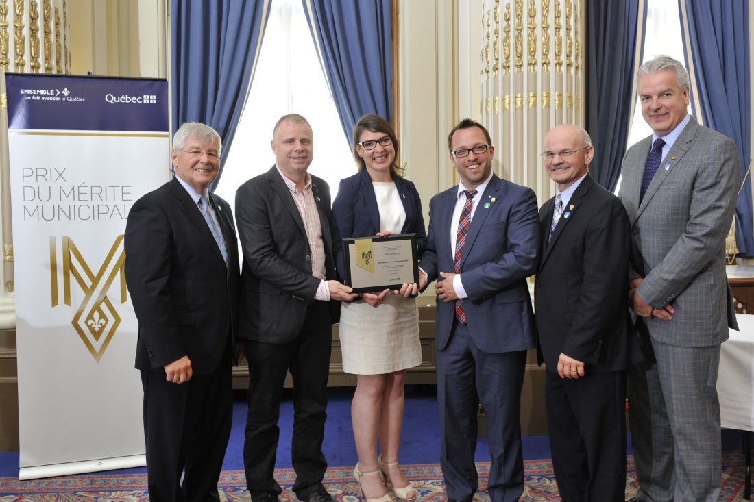 La Charte des paysages à nouveau récompensée : la Ville de Gaspé remporte un prix au mérite municipal du MAMOT!
