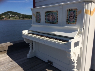 Un piano public unique sur le site Berceau de Canada!