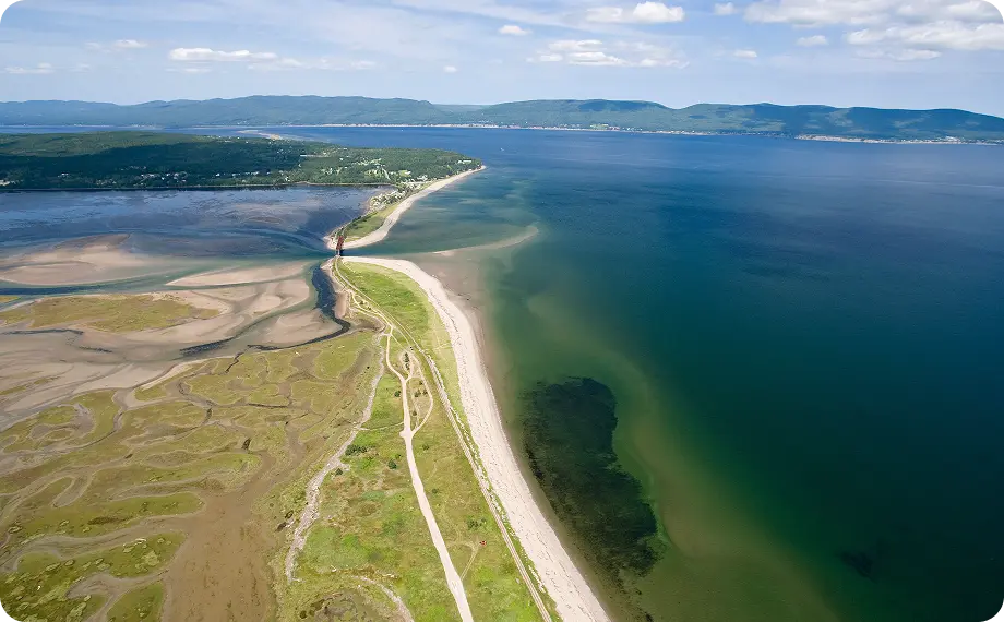 Une vue sur Gaspé