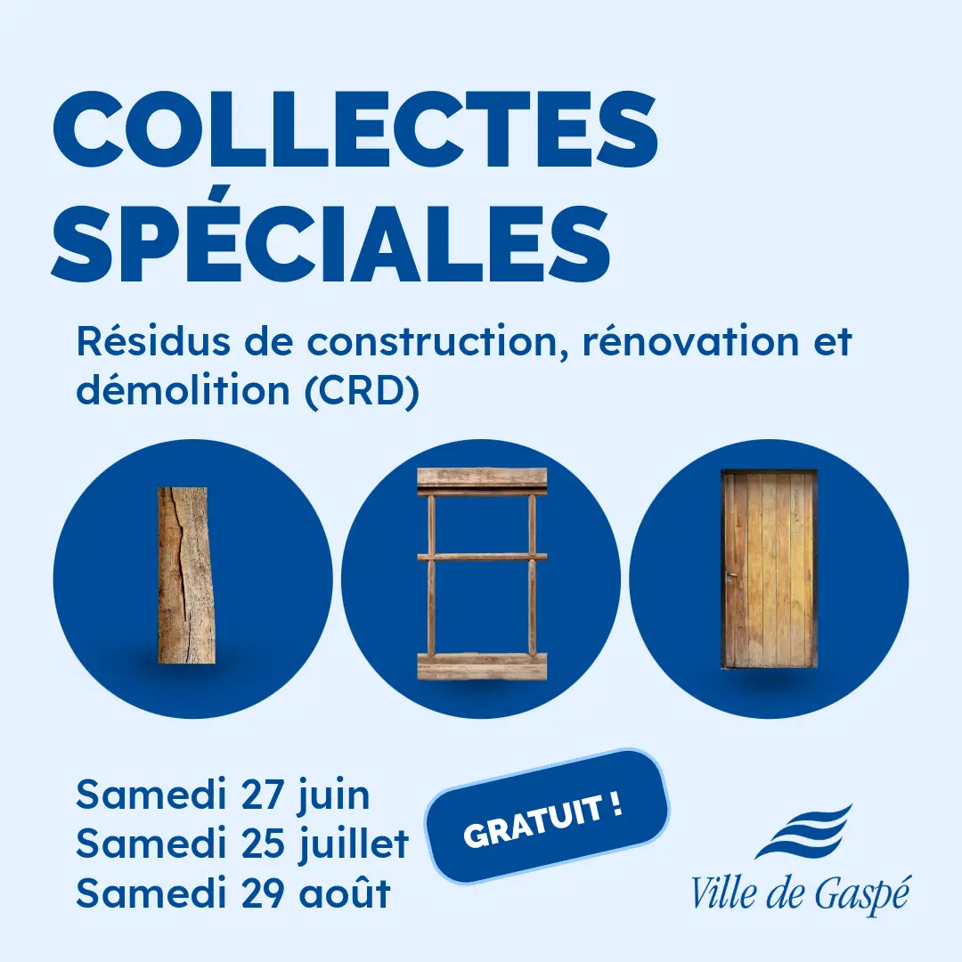 Collectes spéciales CRD